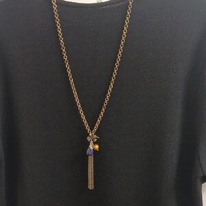 Fashion Bird Tassel Necklace